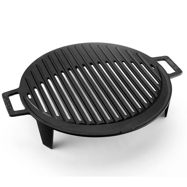 LAVA CAST IRON Lava Enameled Cast Iron BBQ Grill 14.5 inchCharcoal BBQ
